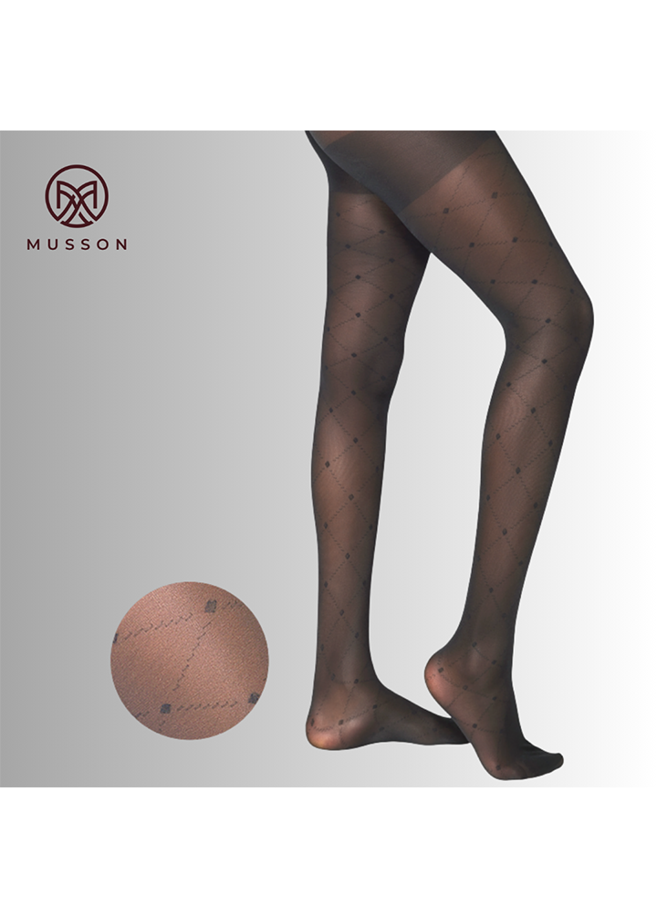 Desenli Külotlu Çorap