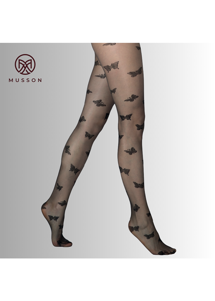 Desenli Külotlu Çorap