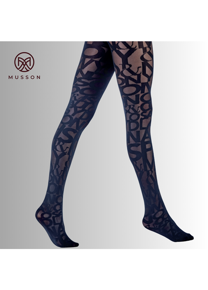 Desenli Külotlu Çorap